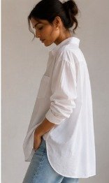Classic White Oversized Shirt - Image 4