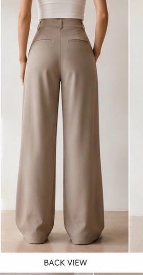 High-Waist Wide Leg Trousers - Image 4