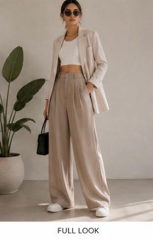 High-Waist Wide Leg Trousers - Image 3